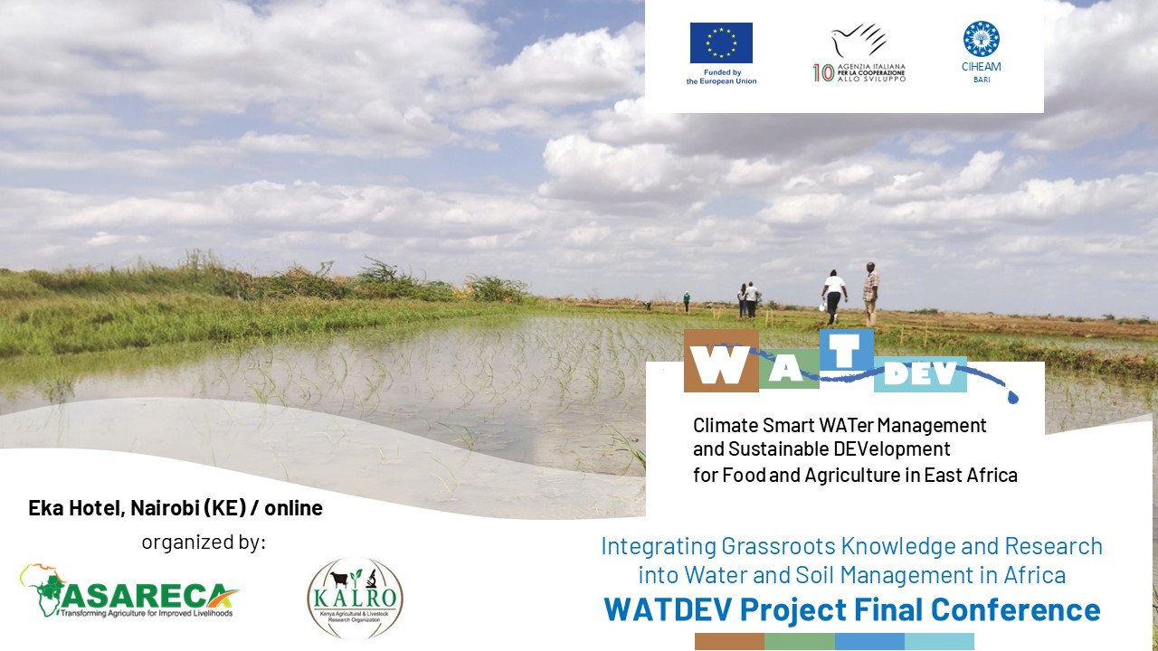 WATDEV Final Conference will focus on integrating grassroots knowledge and research into water and soil management strategies